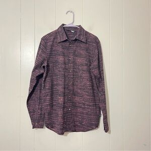 The North Face Purple Slate Button Down Shirt Long Sleeve Outdoor Mens Size S
